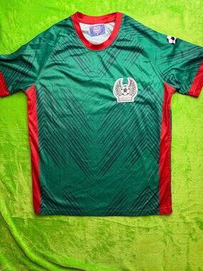 Mexico Soccer Jersey Green Sz M Juego Del Mundo Xcelsius